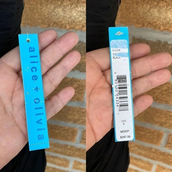 Alice and Olivia Short Sleeve Goddess Dress small - Picture 10 of 11